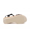 Sandalias Mujer Piel Negro Cuña Encantto 36095 49,95 €