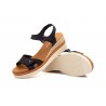 Sandalias Mujer Piel Negro Cuña 3609549,95 €