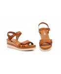 Sandalias Mujer Piel Cuero Cuña 3609549,95 €