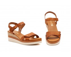 Sandalias Mujer Piel Cuero Cuña 3609549,95 €