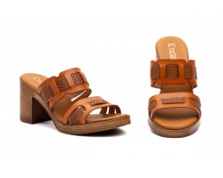 Sandalias Mujer Piel Cuero Tacón 6745849,95 €