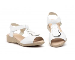 Sandalias Mujer Piel Blanco Velcro 380549,95 €