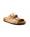 Sandalias Hombre Piel Taupe Hebillas Morxiva MX-8020 44,95 €