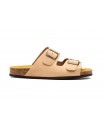 Sandalias Hombre Piel Taupe Hebillas Morxiva MX-8020 44,95 €