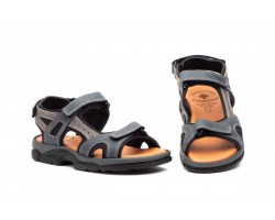 Sandalias Hombre Piel Keloil Marino Gris Morxiva MX-704149,95 €