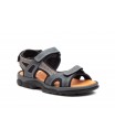 Sandalias Hombre Piel Keloil Marino Gris Morxiva MX-704149,95 €