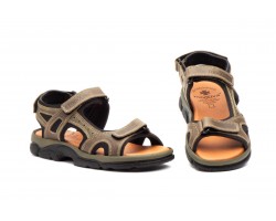 Sandalias Hombre Piel Keloil Combi Kaki MX-704149,95 €