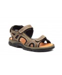 Sandalias Hombre Piel Keloil Combi Kaki MX-704149,95 €