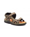 Sandalias Hombre Piel Keloil Combi Kaki MX-704149,95 €