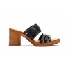 Sandalias Mujer Piel Negro Tacón 6745849,95 €