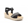 Sandalias Mujer Piel Negro Plata 315044,95 €