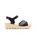 Sandalias Mujer Piel Negro Plata 315044,95 €
