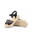 Sandalias Mujer Piel Negro Plata JAM 3150 44,95 €