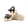 Sandalias Mujer Piel Negro Plata JAM 3150 44,95 €