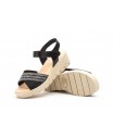 Sandalias Mujer Piel Negro Plata JAM 3150 44,95 €