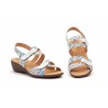 Sandalias Mujer Piel Blanco AT-345244,95 €