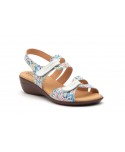Sandalias Mujer Piel Blanco AT-345244,95 €