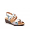 Sandalias Mujer Piel Blanco AT-345244,95 €