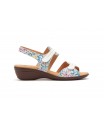 Sandalias Mujer Piel Blanco AT-345244,95 €