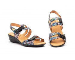 Sandalias Mujer Piel Negro AT-345244,95 €