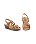 Sandalias Mujer Piel Cuero AT-3452