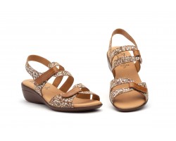 Sandalias Mujer Piel Cuero AT-3452
