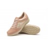 Deportivos Mujer Piel Nude Cordones Elásticos Cuña JAM 95567
