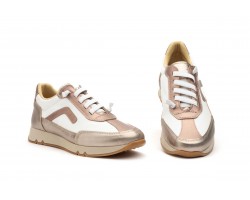 Deportivos Mujer Piel Blanco Platino JAM 4455