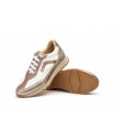 Deportivos Mujer Piel Blanco Platino JAM 4455