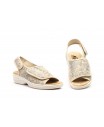Zuecos Mujer Beige Velcro TS-2452444,95 €
