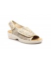 Zuecos Mujer Beige Velcro TS-2452444,95 €