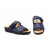 Zuecos Mujer Marino Velcro TS-24526