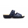 Zuecos Mujer Marino Velcro TS-24526