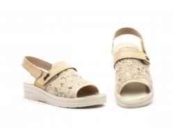 Zuecos Mujer Beige Velcro TS-1716/V44,95 €
