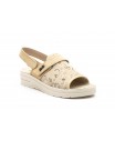 Zuecos Mujer Beige Velcro TS-1716/V44,95 €
