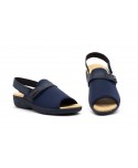 Zuecos Mujer Marino Velcro TS-1416/V