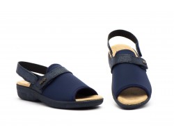 Zuecos Mujer Marino Velcro TS-1416/V
