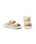 Zuecos Mujer Beige Velcro BioUp TS-20703 44,95 €