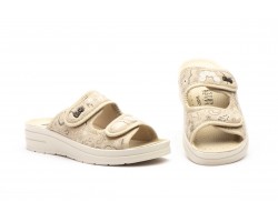Zuecos Mujer Beige Velcro BioUp TS-20703 44,95 €