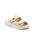 Zuecos Mujer Beige Velcro BioUp TS-20703 44,95 €