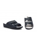 Zuecos Mujer Marino Velcro TS-375