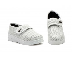 Zapatos Mujer Blanco Perforado Velcro TS-P73044,95 €