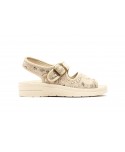 Zuecos Mujer Beige Hebilla TS-2472544,95 €