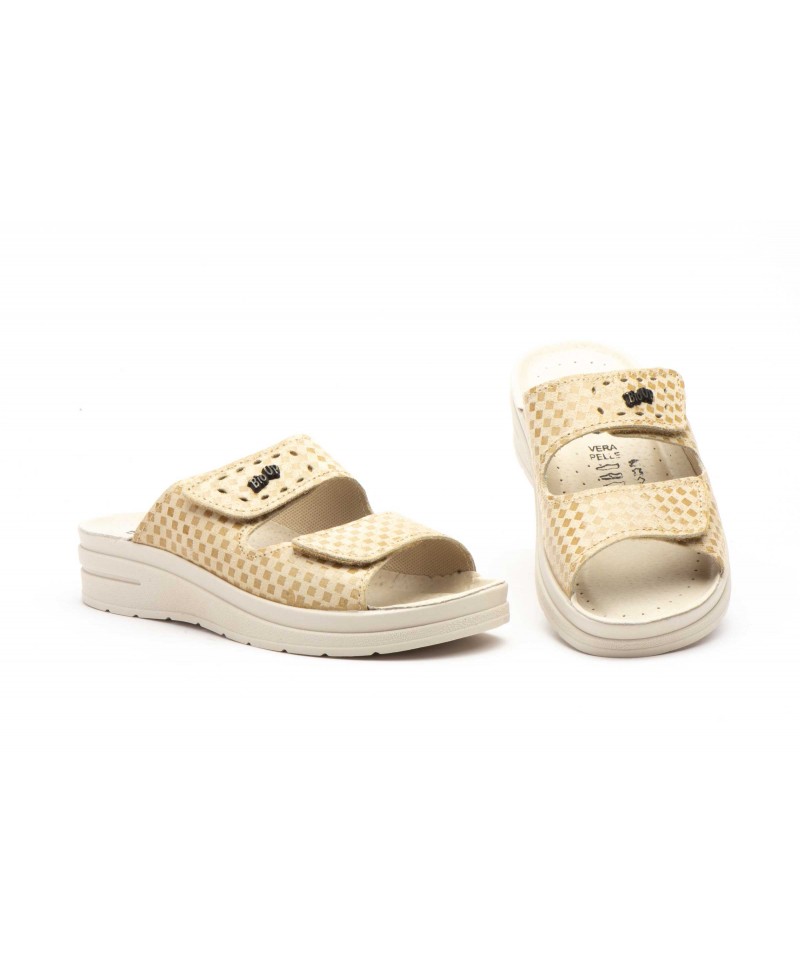 Zuecos Mujer Beige Velcro TS-780/R44,95 €