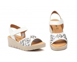 Sandalias Mujer Piel Blanco Lasér 9988 44,95 €