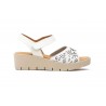 Sandalias Mujer Piel Blanco Lasér 9988 44,95 €
