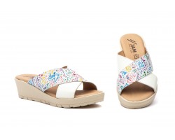 Sandalias Mujer Piel Blanco Multi BL-833 44,95 €
