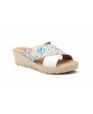 Sandalias Mujer Piel Blanco Multi BL-833 44,95 €