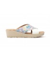 Sandalias Mujer Piel Blanco Multi BL-833 44,95 €