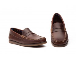 Náutocos Hombre Piel Pull Cuero 1060